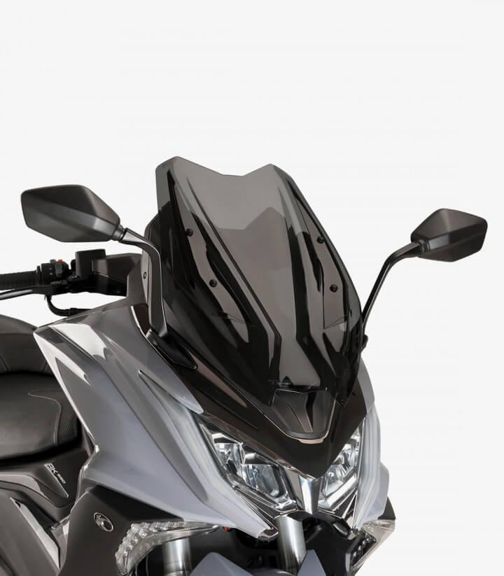 Puig V-Tech Line Sport Dark smoked Windshield for Maxiscooters 9478F