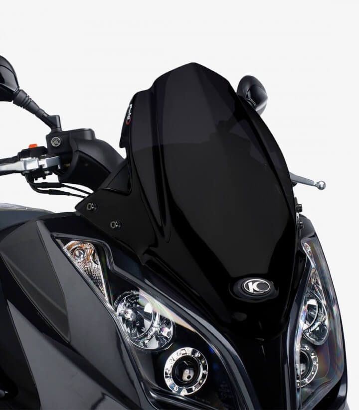 Windschild Puig V-Tech Line Sport several Kymco models Schwarz 5522N