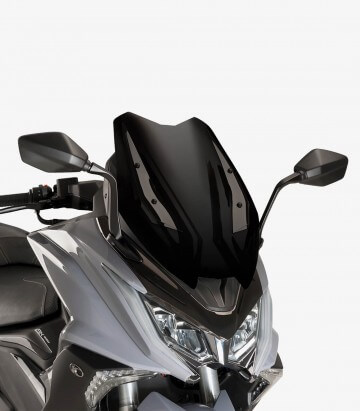 Puig V-Tech Line Sport Black Windshield for Maxiscooters 9478N