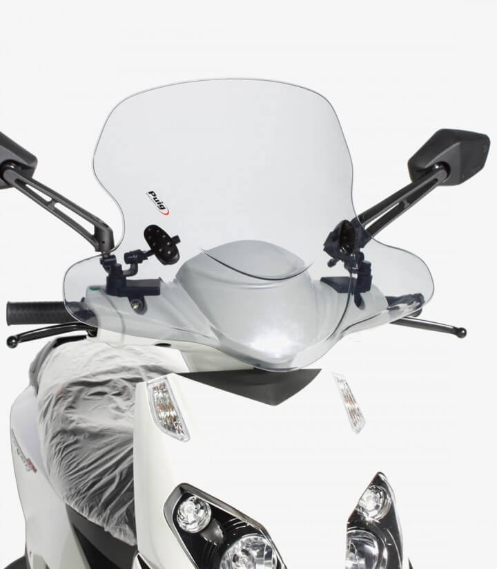 Parabrisas Puig modelo City Touring para scooters color Ahumado