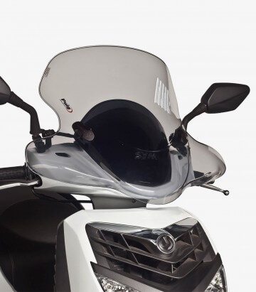 Parabrisas Puig modelo City Touring para scooters color Ahumado
