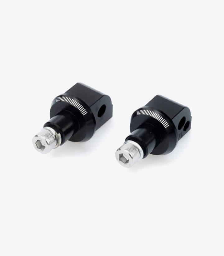 Juego de herrajes de estribera para Aprilia RS 660 (2021 - 2022), Shiver 750 (2007 - 2016) Puig 6339N para pasajero