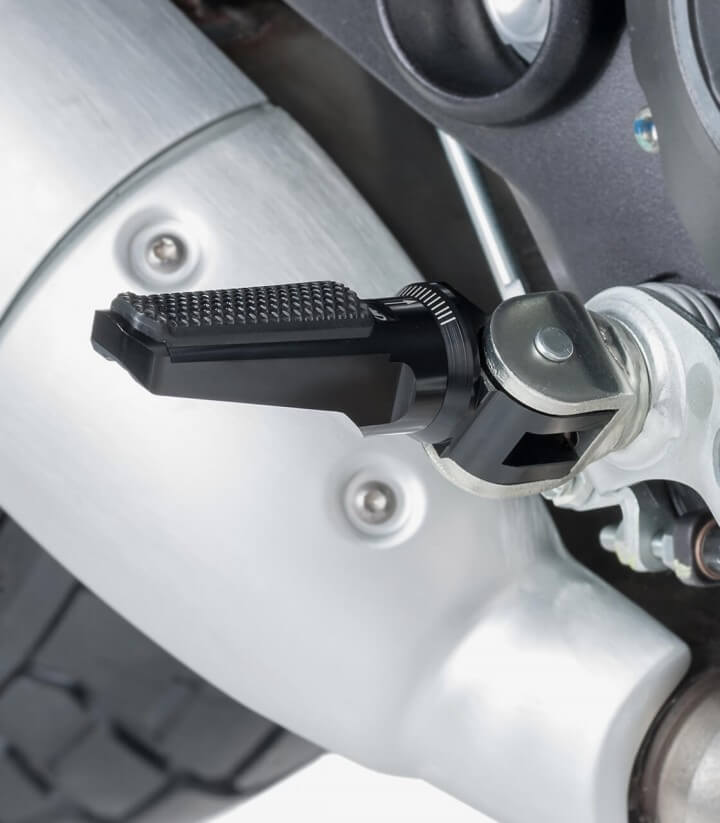 Puig black Sport motorcycle footpegs 7318N
