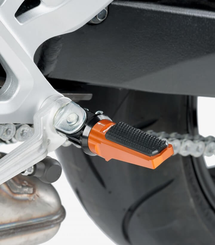 Fußrasten Sport von Puig 7318T in der Farbe orange