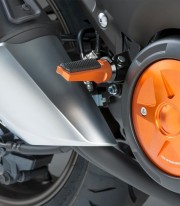 Puig orange Sport motorcycle footpegs 7318T