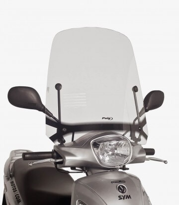 SYM Symphony 125/150/50, S/SR 50, Cargo 50/125 Puig T.S. Transparent Windscreen 6257W