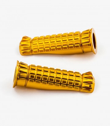 Puig gold R-Fighter motorcycle footpegs 9192O
