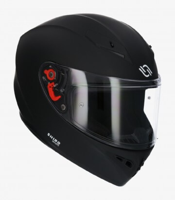 Matt Black Full Face Shiro SH-870 Fighter Solid Helmet