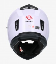 White Full Face Shiro SH-881 SV Helmet