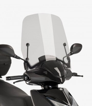 Parabrisas Puig modelo T.S. para scooters color Transparente 9241W 9241W