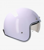 Shiro SAGA Solid white Open face Helmet