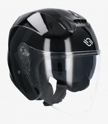 Shiro SH-451 Osaka Solid black Open face Helmet