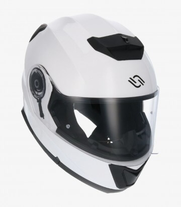 White Modular Shiro SH-160 Helmet