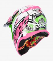 Pink & fluor green Off Road Shiro MX-917 Thunder III Helmet