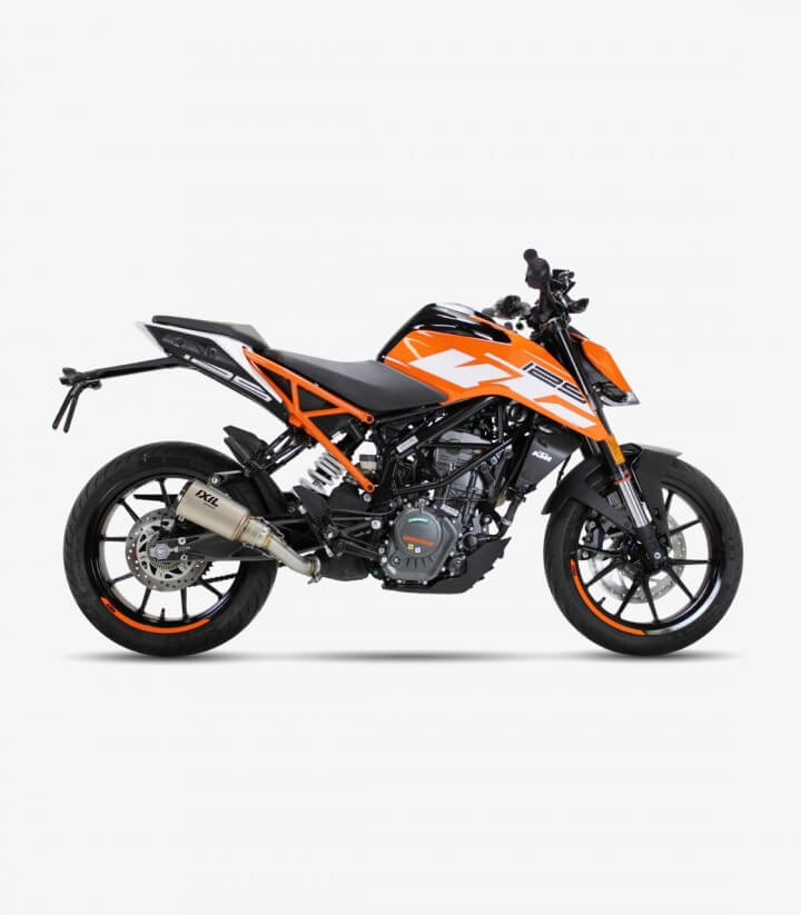 Escape Ixil RC para KTM Duke / RC 125 del 2017-20 color Acero
