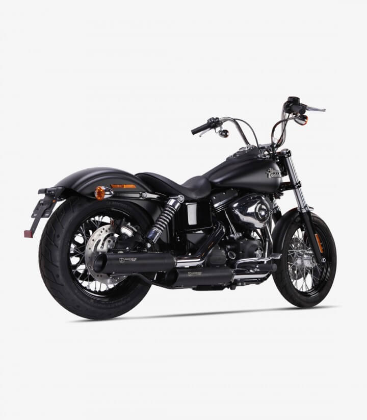 Ixil HC1-3B exhaust for Harley Davidson Dyna Street Bob 2006-16 color Black