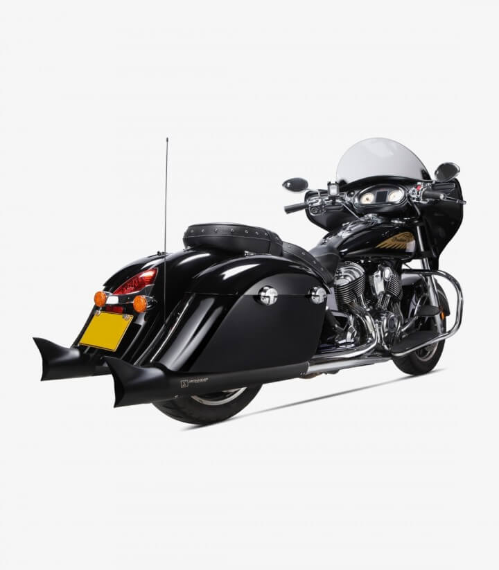 Escape Ixil HC2-1B para Indian Chief del 2015-20 color Negro