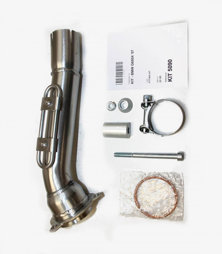 Auspuff OB5090VSE Ixil SOVE Stahl für BMW G 650 X-Challenge/Country/Moto (07-09)