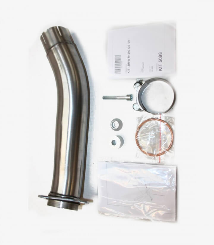 Ixil SOVE exhaust for BMW R 1200 GS Adventure 2006-09 color Steel