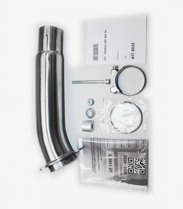 Escape Ixil SOVE para Honda CBF 500 del 2004-11 color Acero