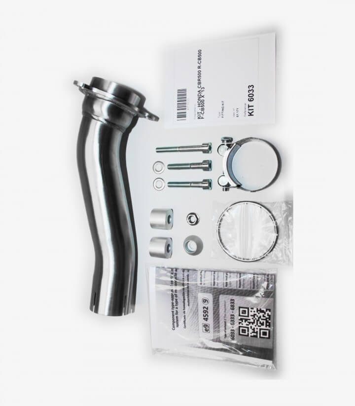 Ixil SOVE exhaust for Honda CBR 500 R 2013-15 color Steel