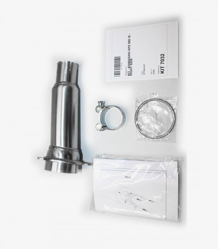 Escape Ixil SOVE para Kawasaki GPZ 500/S color Acero