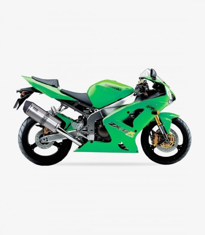 Escape Ixil SOVE para Kawasaki ZX 636 R/RR del 2003-04 color Acero