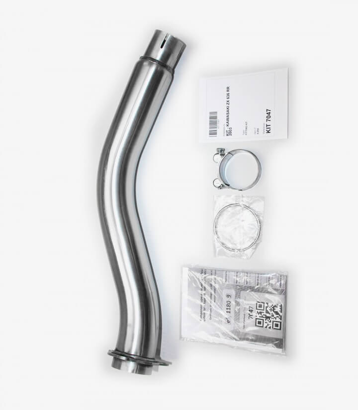 Ixil SOVE exhaust for Kawasaki ZX 636 R/RR 2003-04 color Steel
