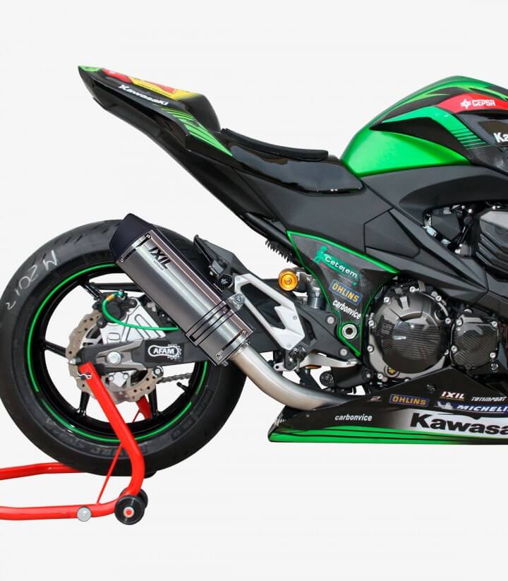 Escape Ixil SOVE para Kawasaki Z 800 del 2013-16 color Acero