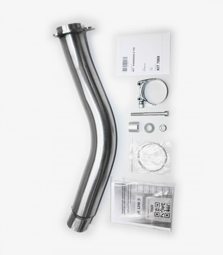 Escape Ixil SOVE para Kawasaki Z 750/S del 2004-06 color Acero