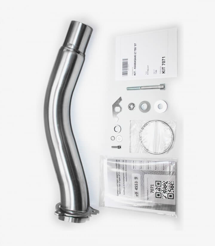 Escape Ixil SOVE para Kawasaki Z 750 S/R del 2007-12 color Acero