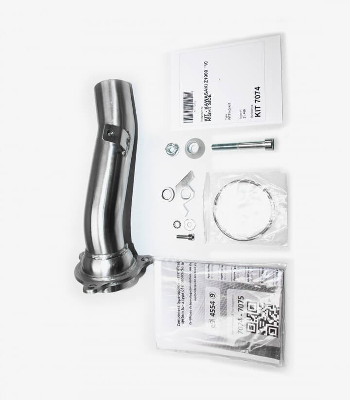 Auspuff OK7074VSE+OK7075VSE Ixil SOVE Stahl für Kawasaki Z 1000 - Z 1000 SX (10-20)
