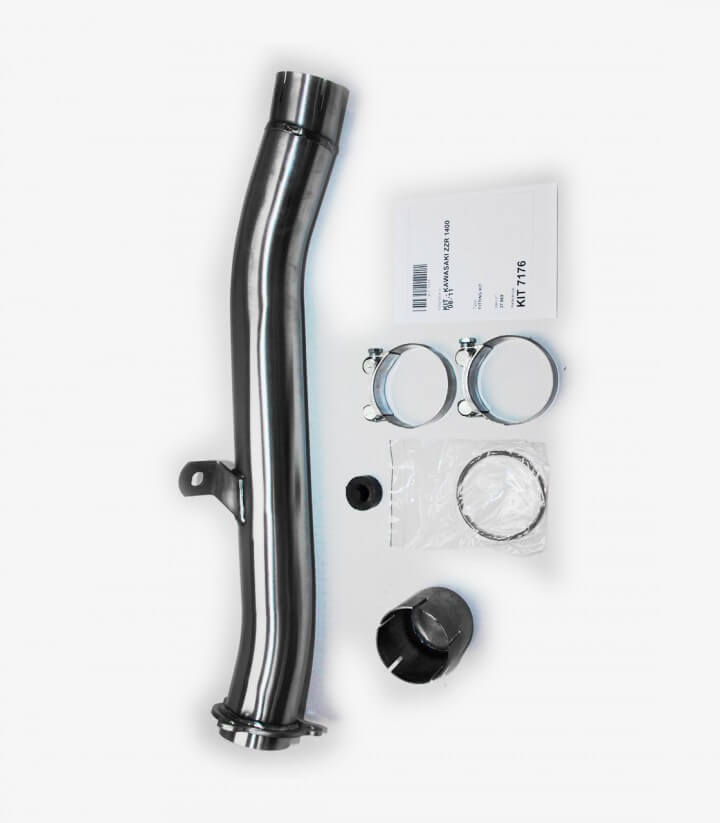 Auspuff OK7176VSE Ixil SOVE Stahl für Kawasaki ZZR 1400 (08-11)