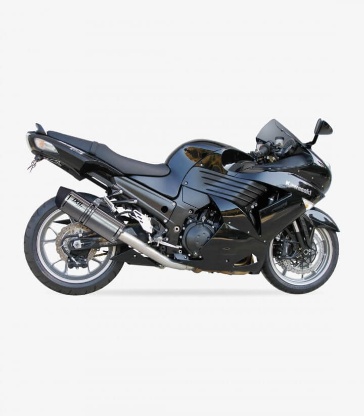 Auspuff OK7177VSE Ixil SOVE Stahl für Kawasaki ZZR 1400 (06-07)