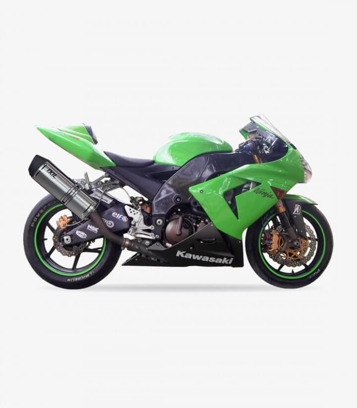 Escape Ixil SOVE para Kawasaki ZX 10 R del 2004-05 color Acero