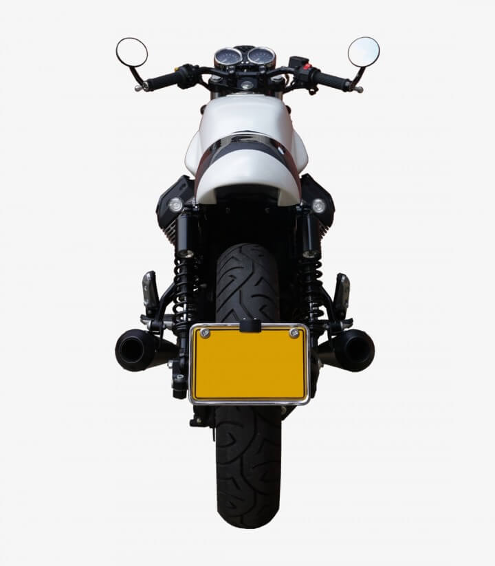 Auspuff Ironhead OVC11SB für Moto Guzzi V7 II in der Farbe Schwarz