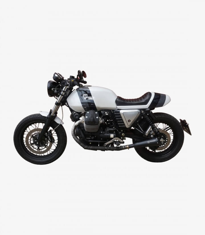 Auspuff Ironhead OVC11SB für Moto Guzzi V7 II in der Farbe Schwarz