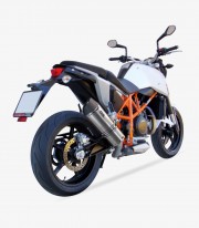 Ixil SOVE exhaust for KTM Duke 690 2012-16 color Steel