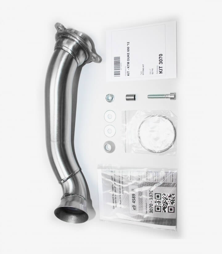 Escape Ixil SOVE para KTM Duke 690 del 2012-16 color Acero