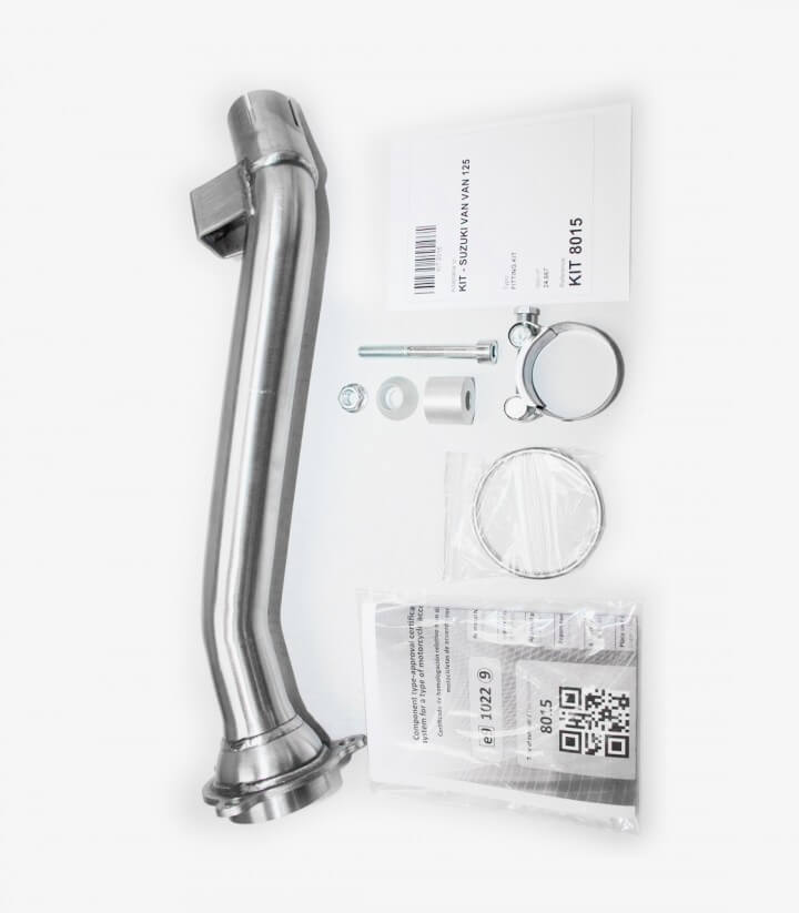 Escape Ixil SOVE para Suzuki Van Van 125 color Acero
