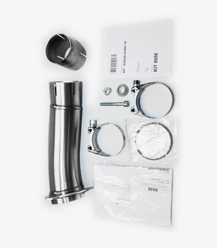 Auspuff OS8056VSE Ixil SOVE Stahl für Suzuki SV 650 S (06-12)