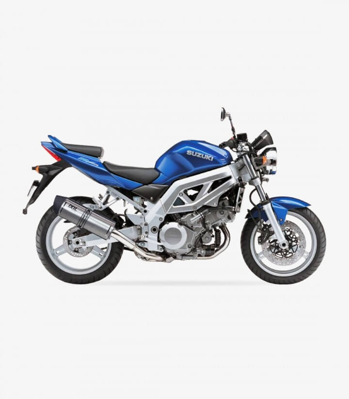 Auspuff OS8078VSE+OS8079VSE Ixil SOVE Stahl für Suzuki SV1000S - SV1000N (03-05)
