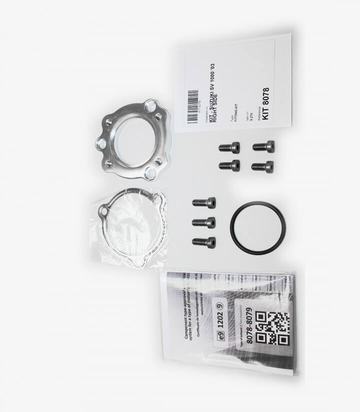 Auspuff OS8078VSE+OS8079VSE Ixil SOVE Stahl für Suzuki SV1000S - SV1000N (03-05)