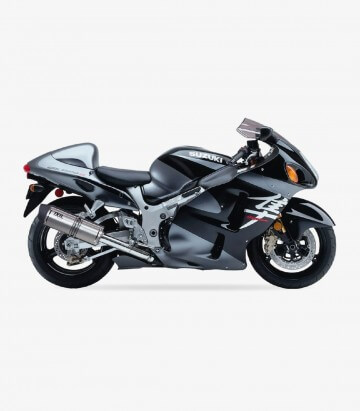 Escape Ixil SOVE para Suzuki GSX 1300 R Hayabusa del 1999-07 color Acero