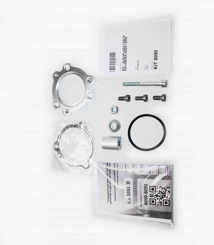 Auspuff OS8090VSE+OS8091VSE Ixil SOVE Stahl für Suzuki GSX 1300 R Hayabusa (99-07)