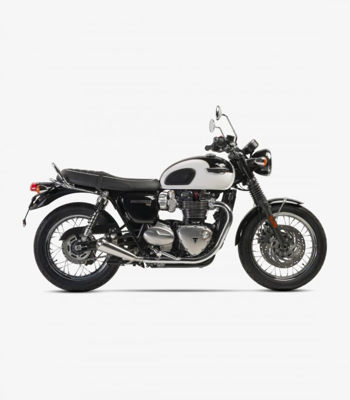 Ixil OVC11SS exhaust for Triumph Bonneville / T120 2016 color Steel
