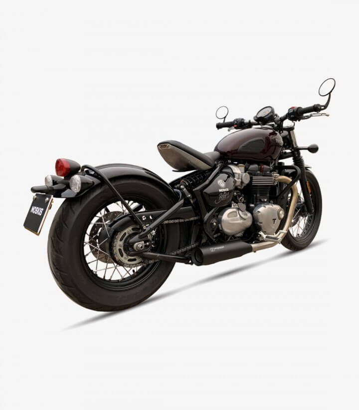 Ixil HC1-3SB exhaust for Triumph Bobber 2017-22 color Black