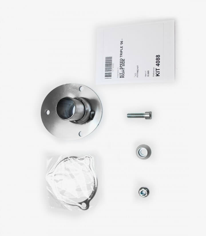 Escape Ixil SOVE para Triumph ST1050 Speed Triple 2005-06 color Acero