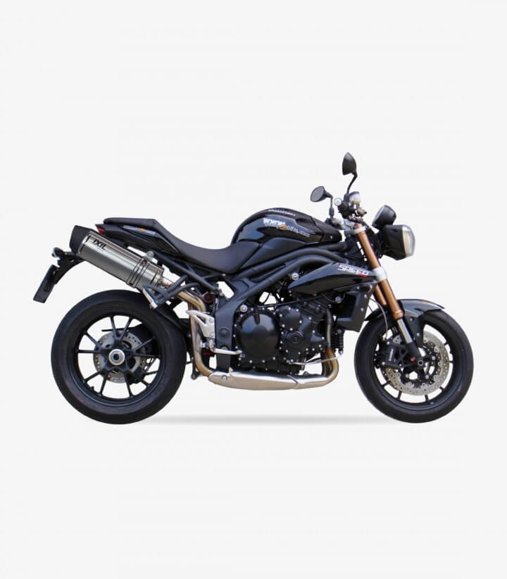 Escape Ixil SOVE para Triumph ST1050 Speed Triple del 2011-13 color Acero