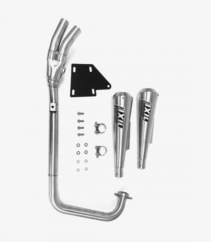 Escape Ixil 2-CON para Yamaha YBR 250 del 2012-13 color Acero
